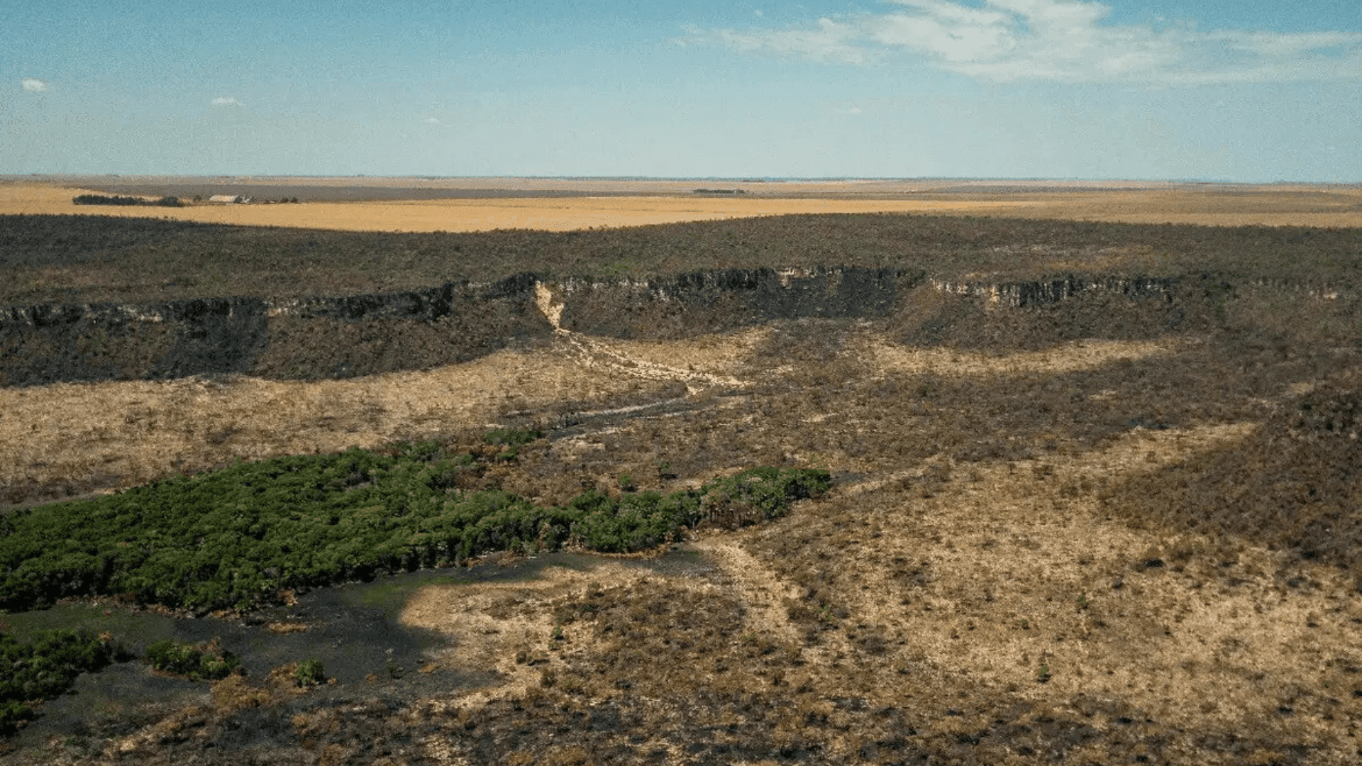 Área desocupada no Brasil