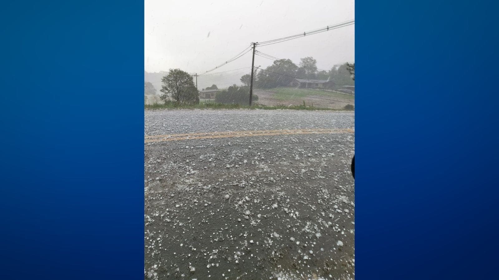 Chuva de granizo em Erechim (RS)