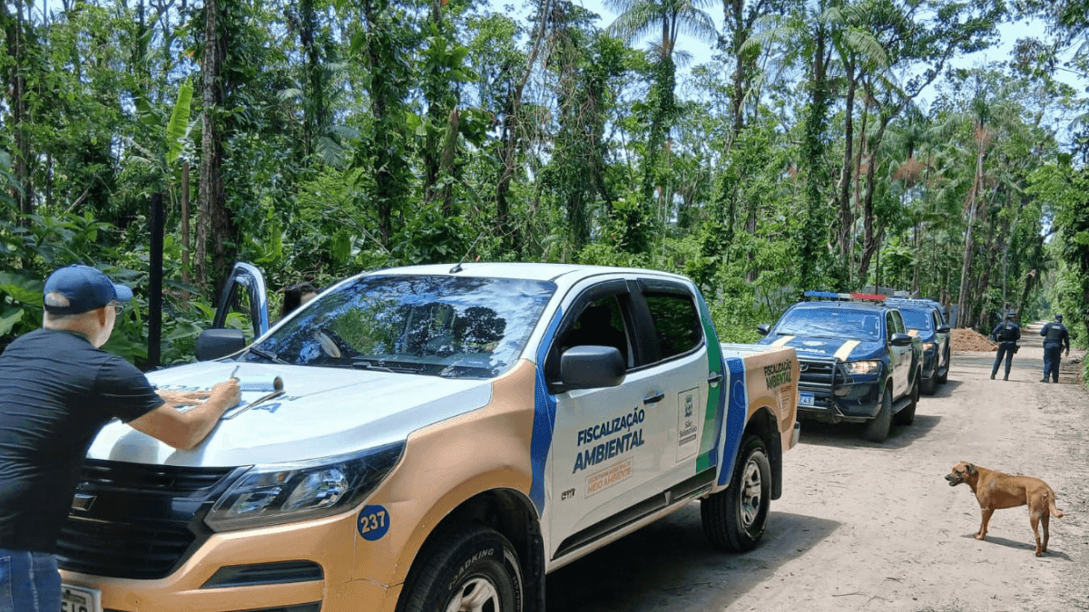 Prefeitura de São Sebastião realiza operação contra ocupações irregulares e danos ambientais