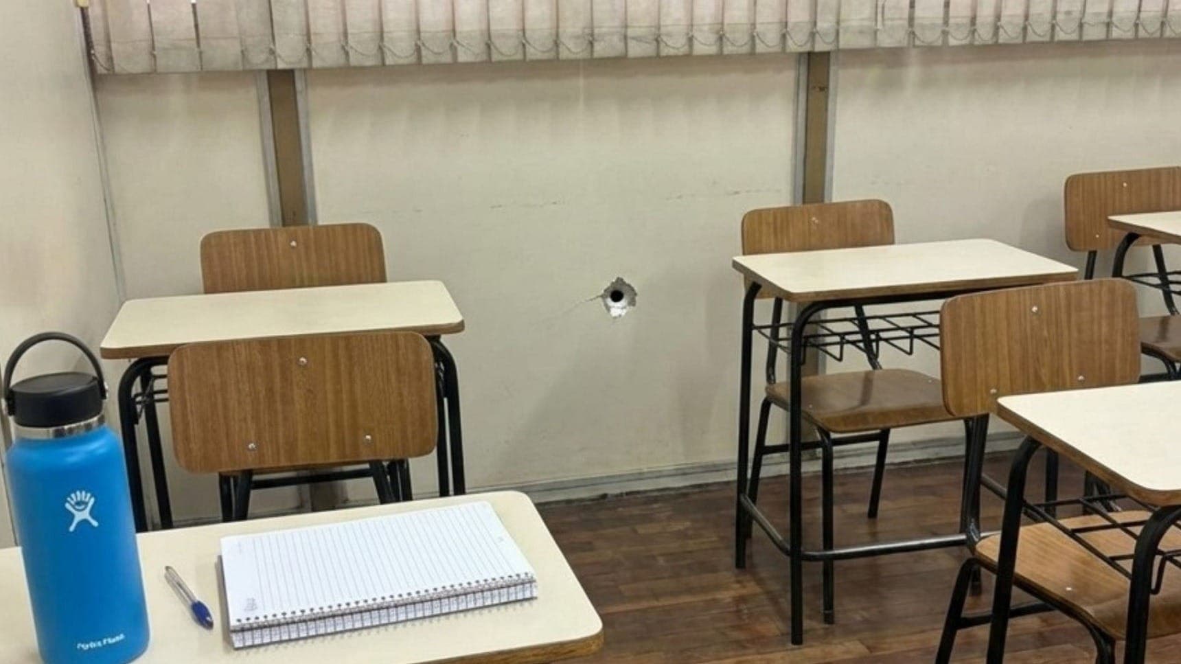 Tiro atingiu sala da UFRJ