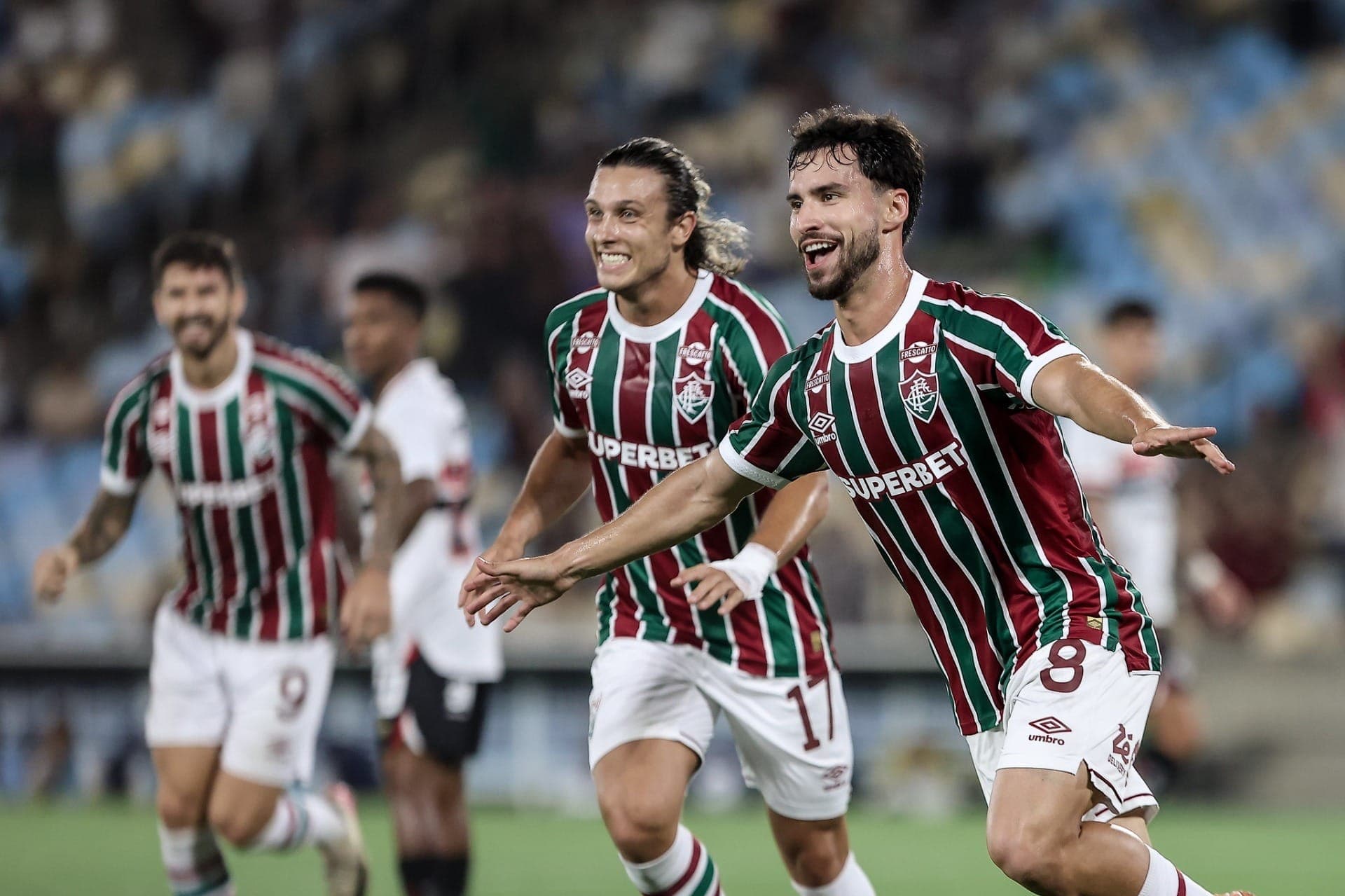 Fluminense teve gols de Canobbio e Martinelli