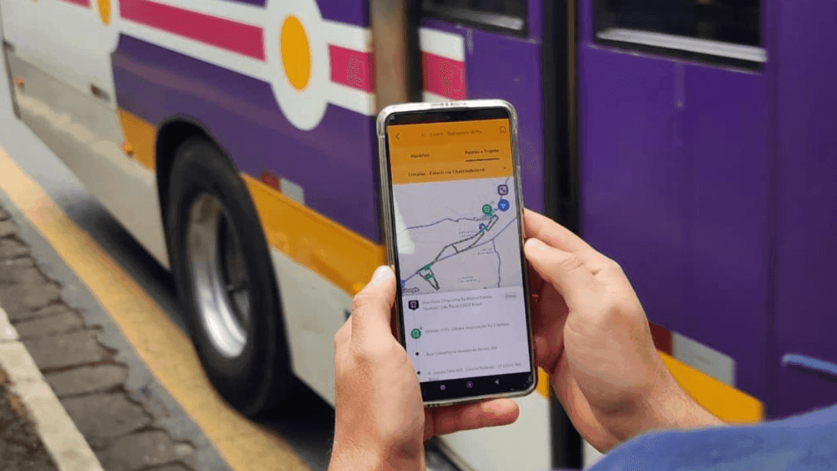 Aplicativo permite monitorar localização dos ônibus de Taubaté em tempo real
