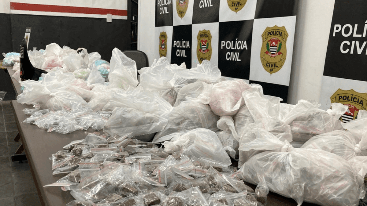 Polícia Civil apreende drogas e gera prejuízo de R$ 170 mil ao tráfico em Taubaté