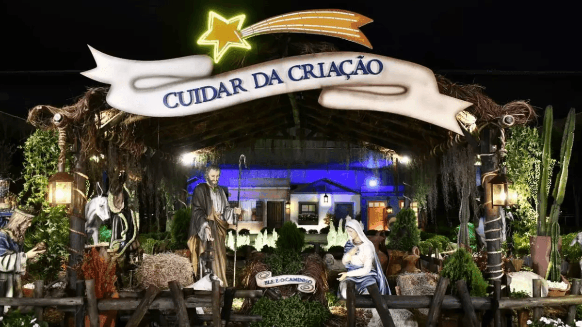 Santuário Nacional de Aparecida inaugura presépio de Natal