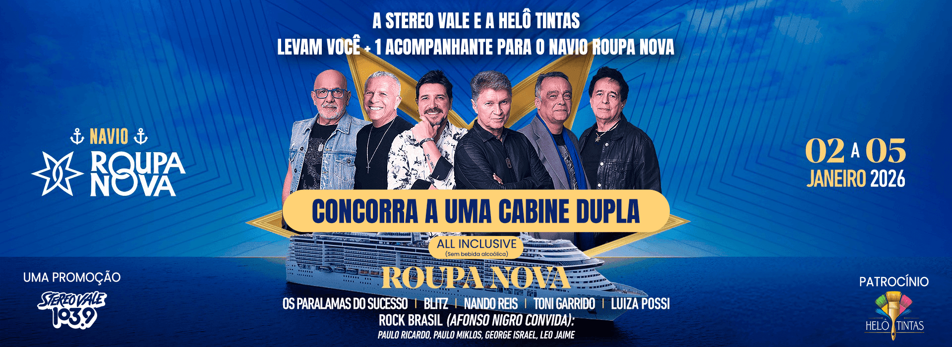 Promoção Roupa Nova