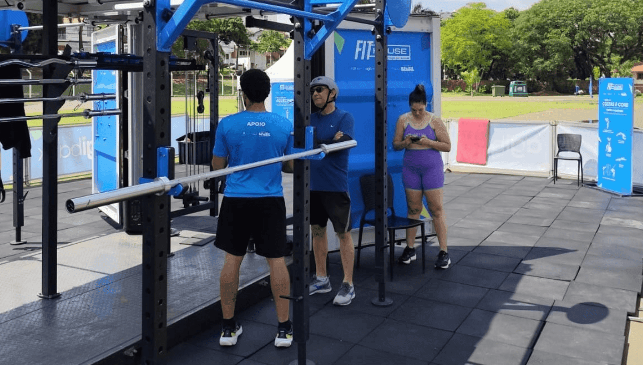 Academia gratuita na Lagoa do Taquaral 
