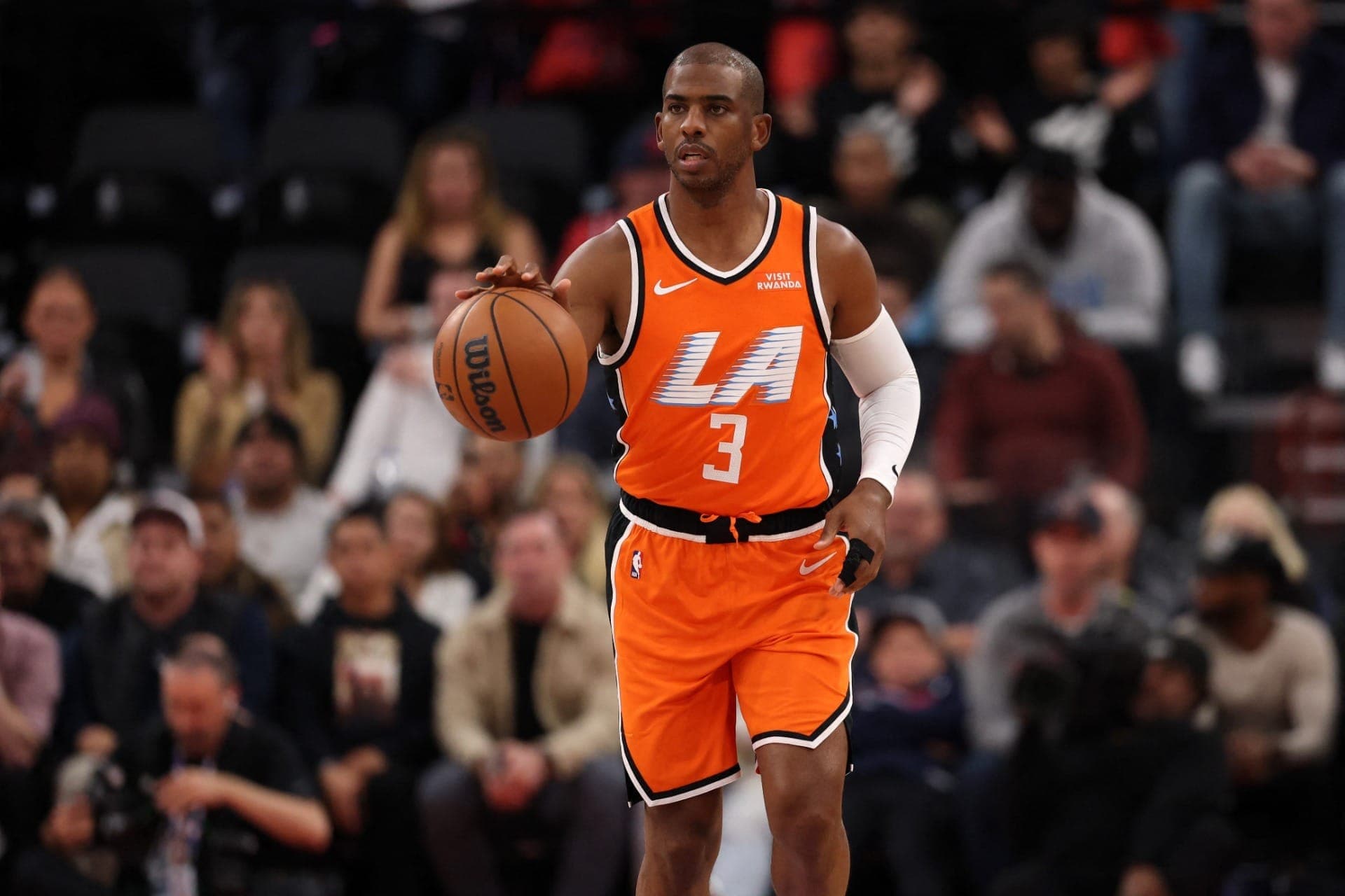 Chris Paul durante jogo do LA Clippers