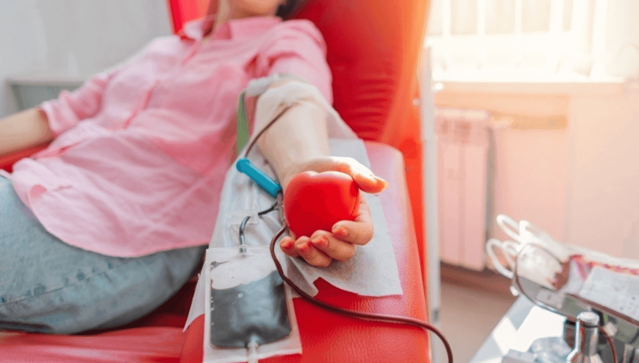 Doação de sangue para o Hemocentro da Unicamp 