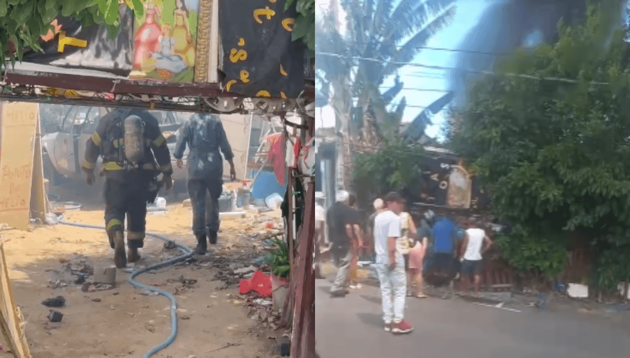 Incêndio acontece no bairro Jardim Madalena