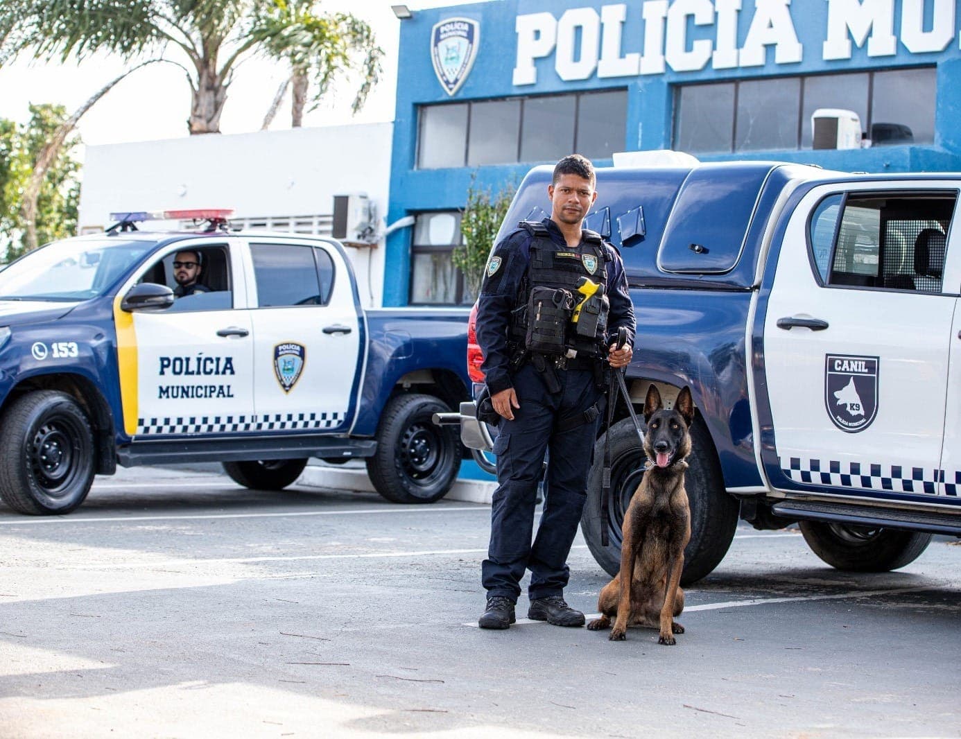 Nova integrante do Canil de Polícia de São Sebastião aprende drogas 