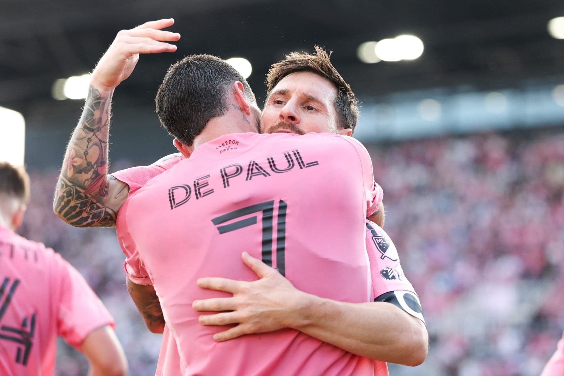 De Paul e Messi comemoram título do Inter Miami