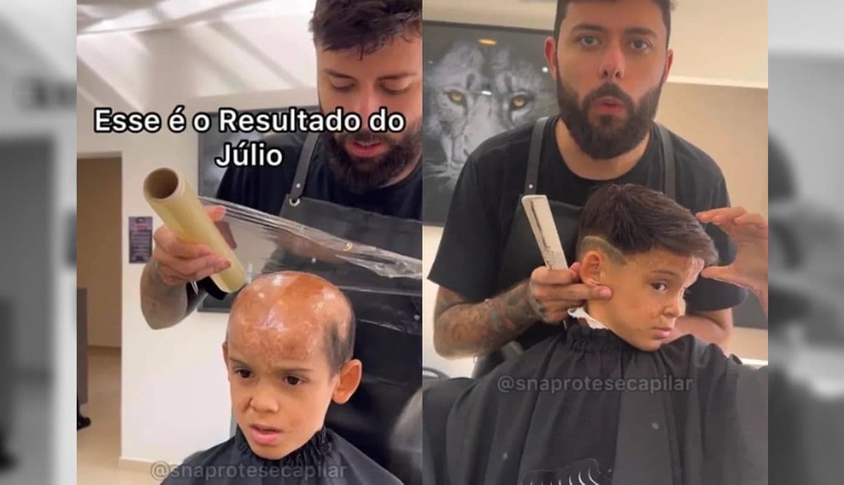 Barbeiro resgata a autoestima de crianças