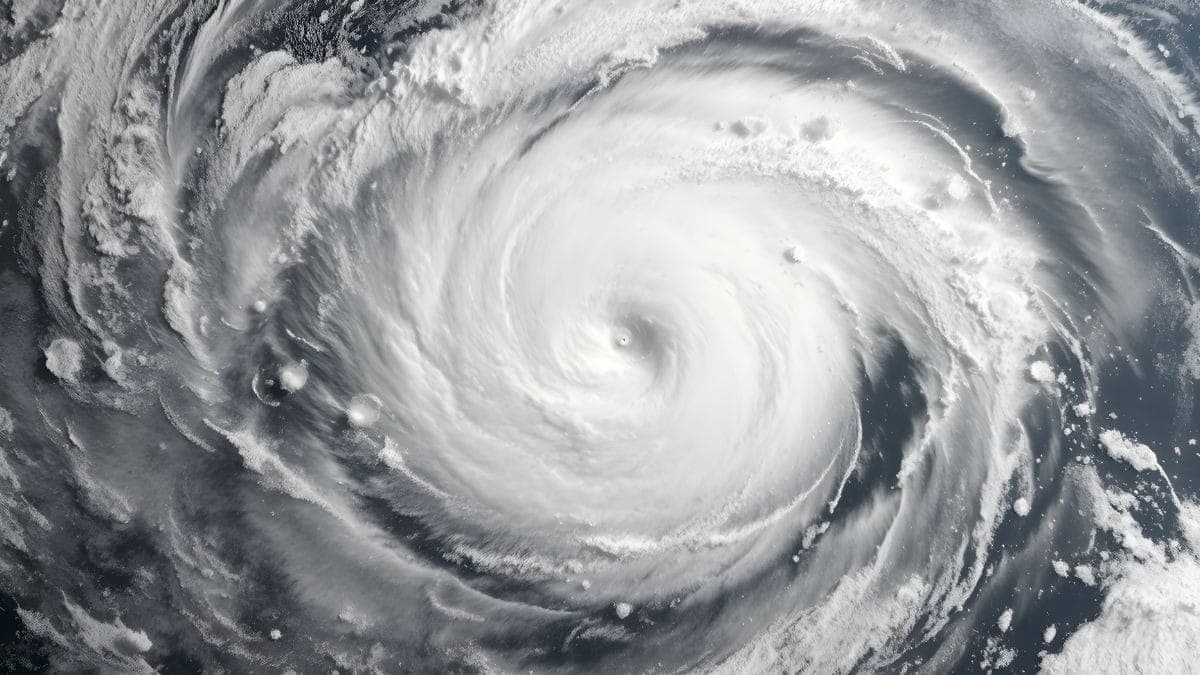 Imagem ilustrativa de ciclone extratropical