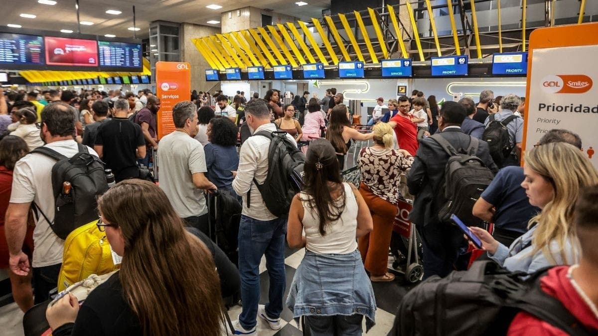 Aeroporto de Congonhas, em São Paulo 