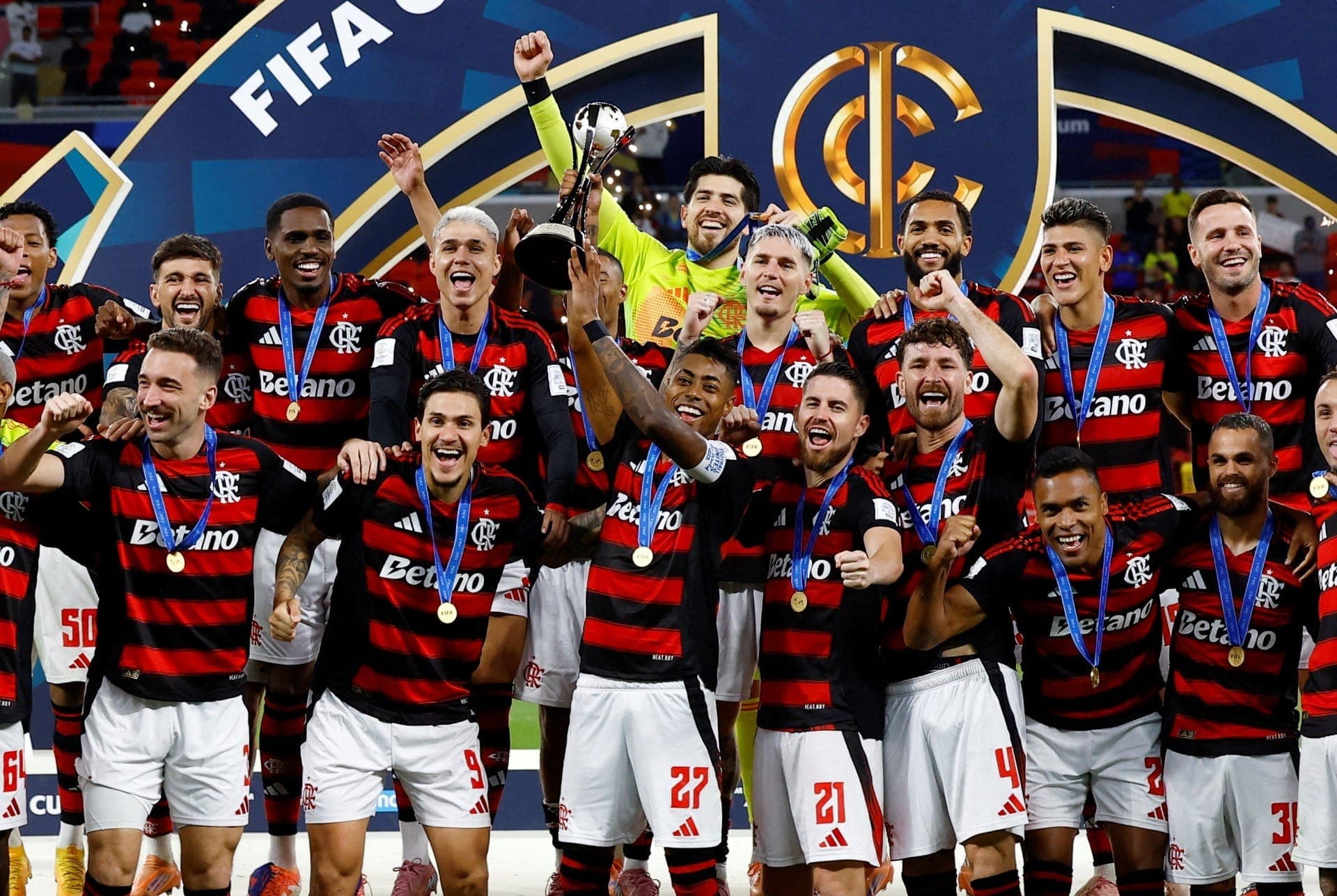 Flamengo comemora conquista da Challenger Cup