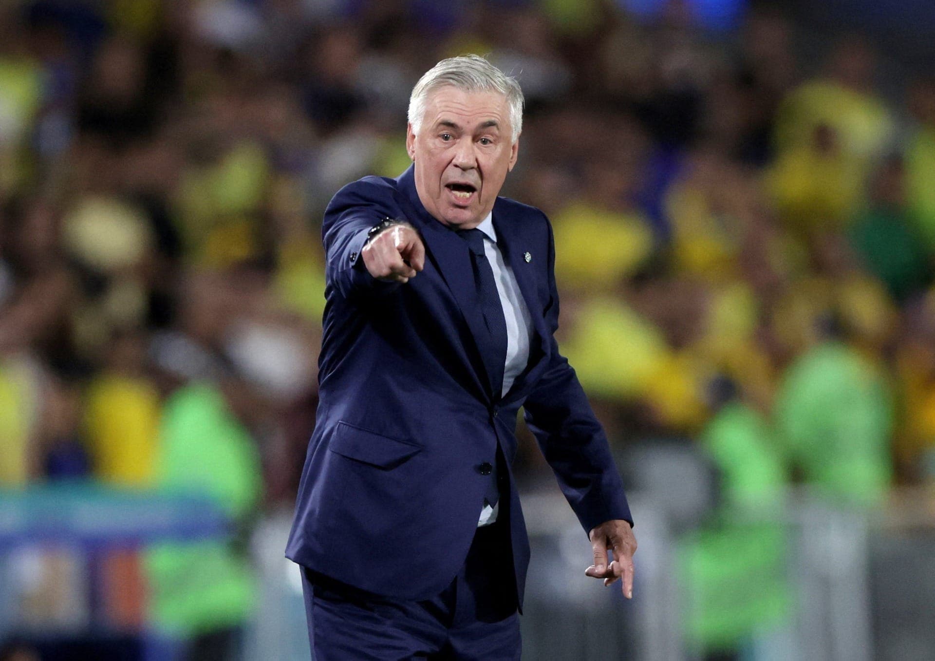 Carlo Ancelotti, técnico da Seleção