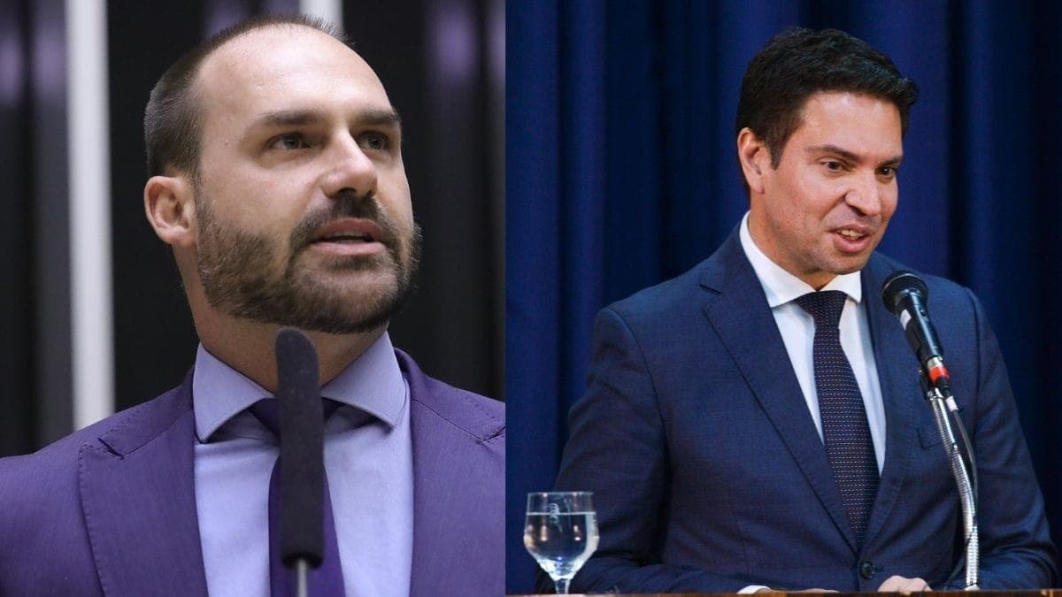 Eduardo Bolsonaro e Alexandre Ramagem