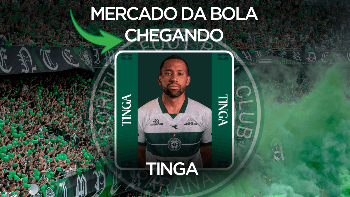 Coritiba anuncia a contratação do lateral Tinga