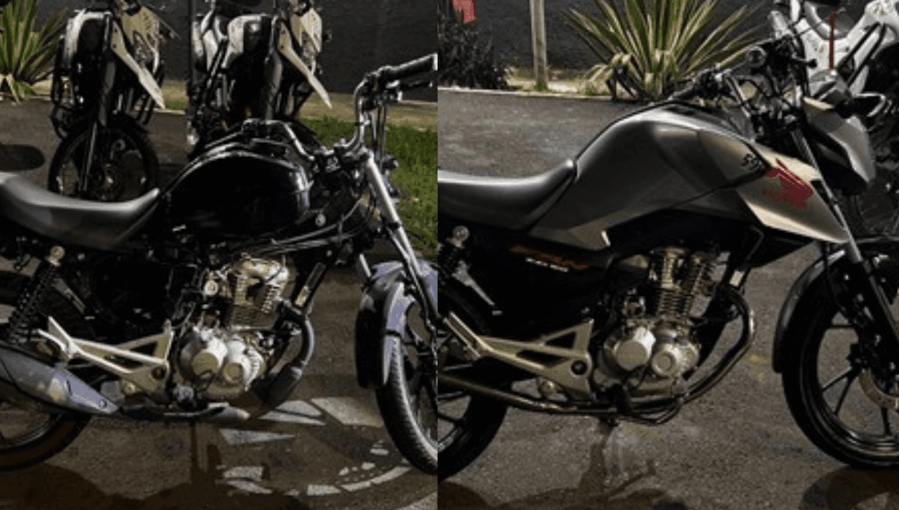 Motos que estavam envolvidas 