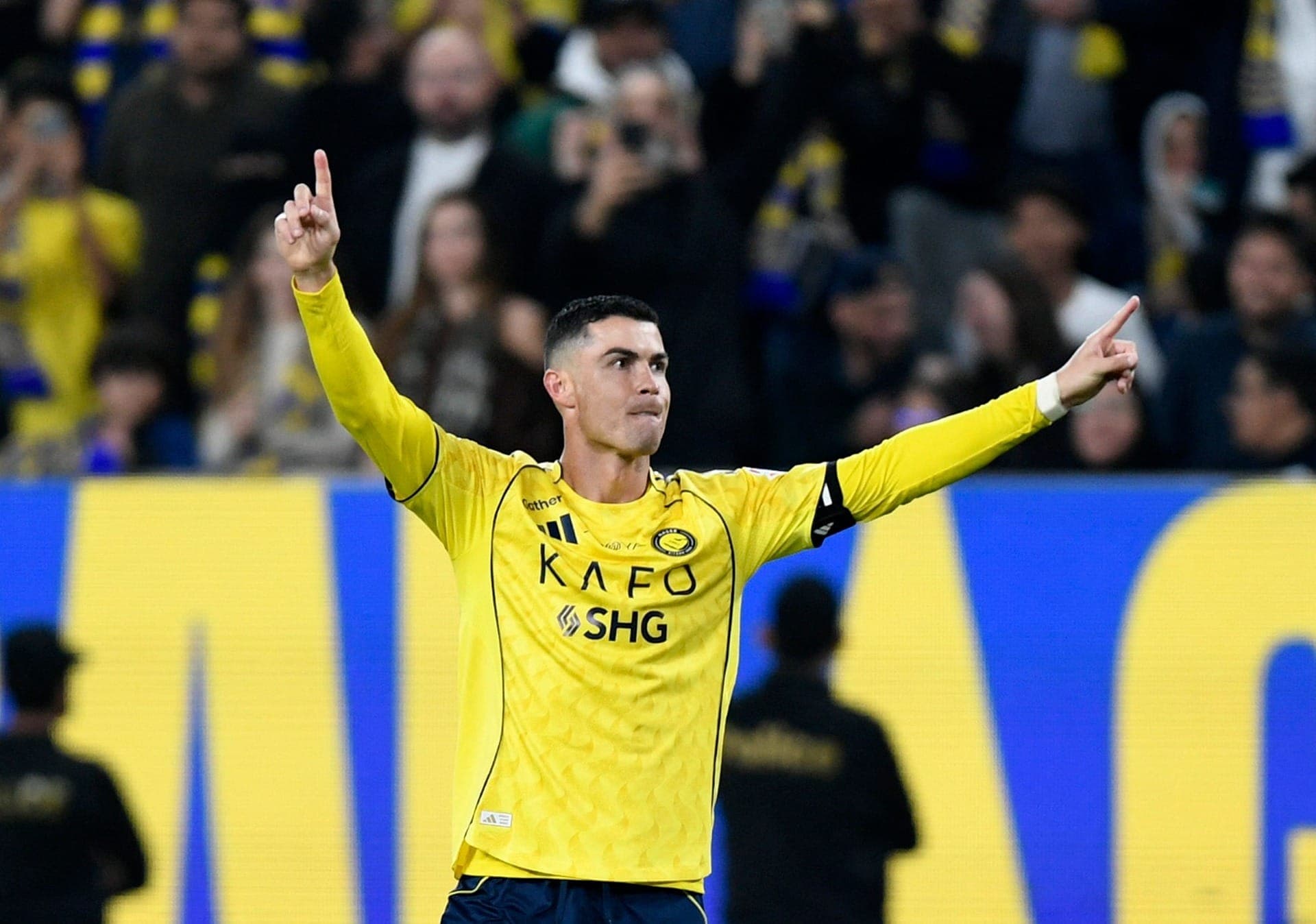Cristiano Ronaldo comemora gol do Al Nassr