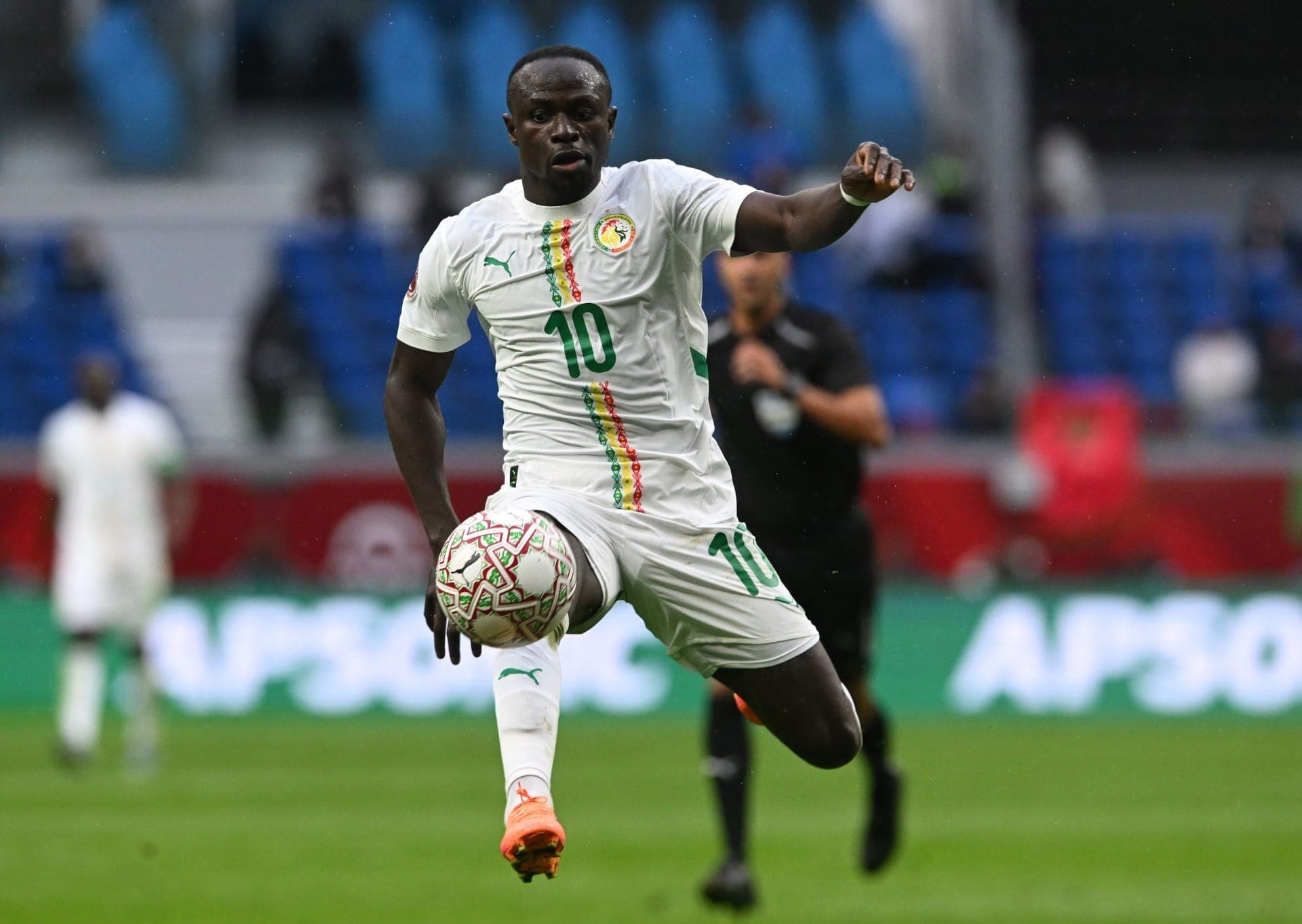 Sadio Mané durante Senegal x RD Congo