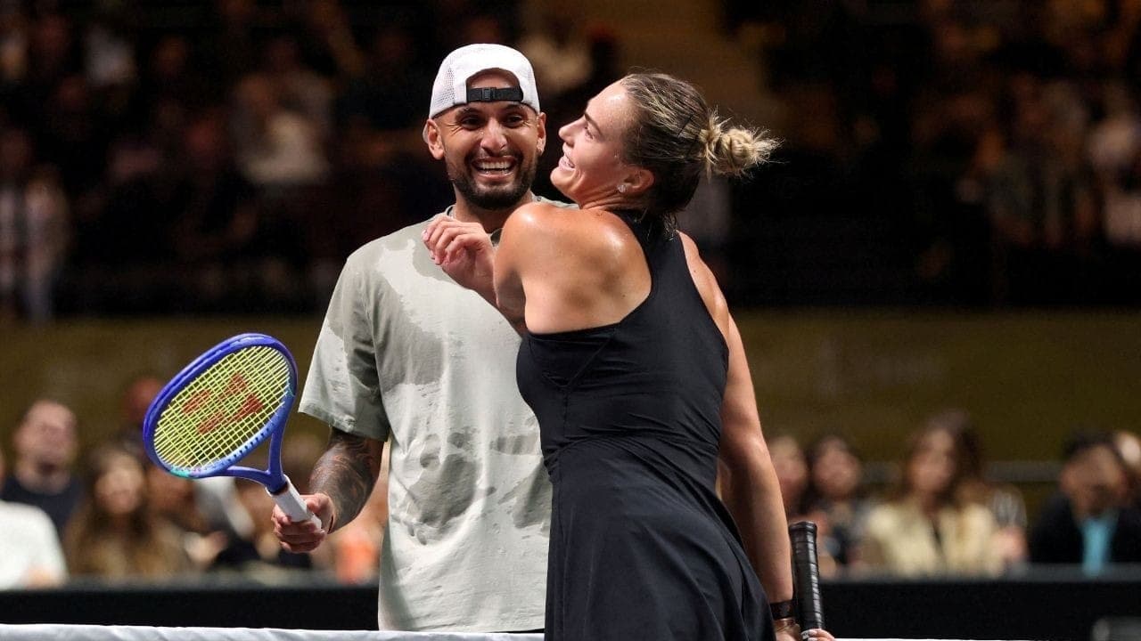 Kyrgios e Sabalenka reeditaram duelo histórico no tênis