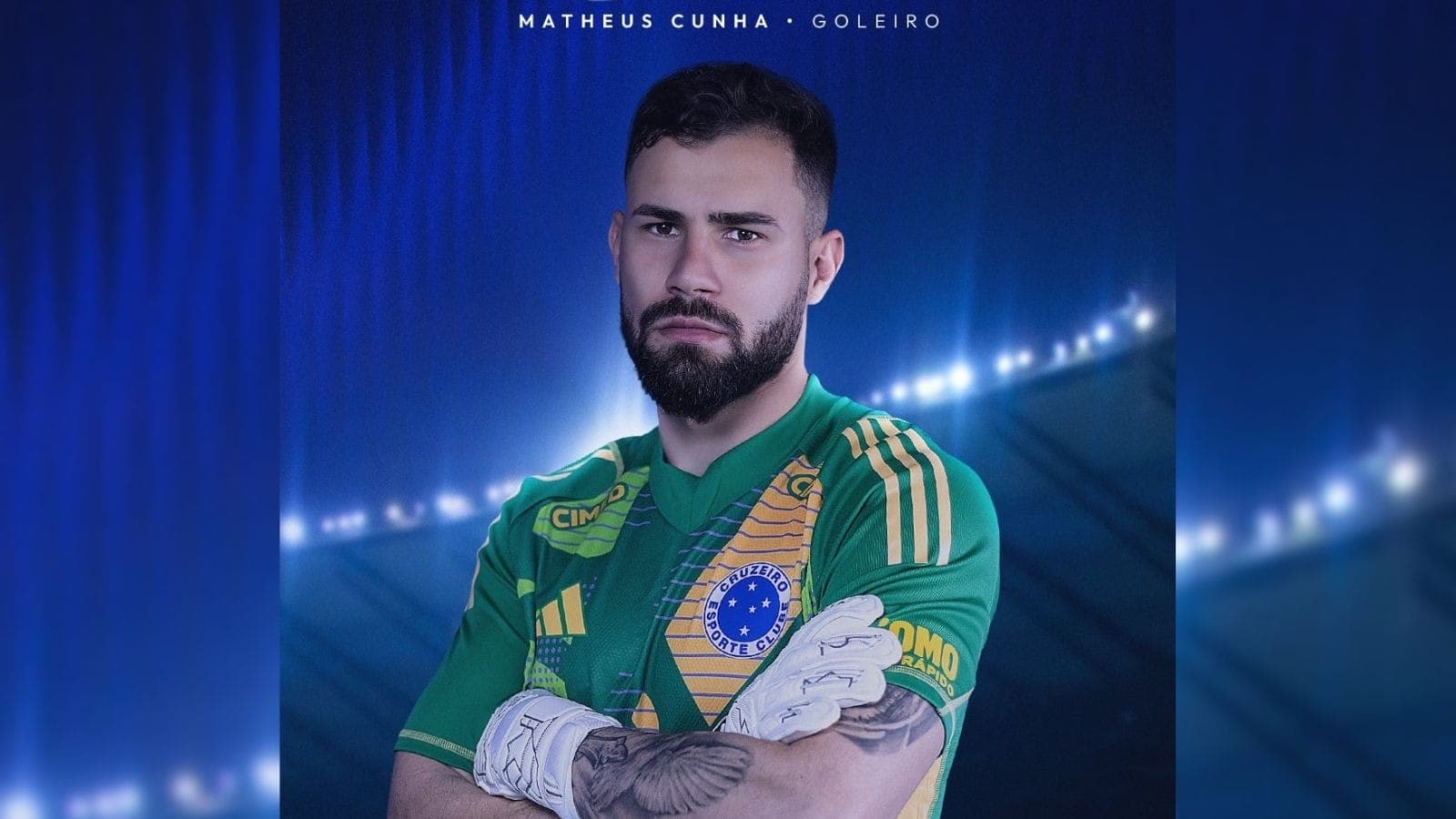Matheus Cunha é o novo goleiro do Cruzeiro