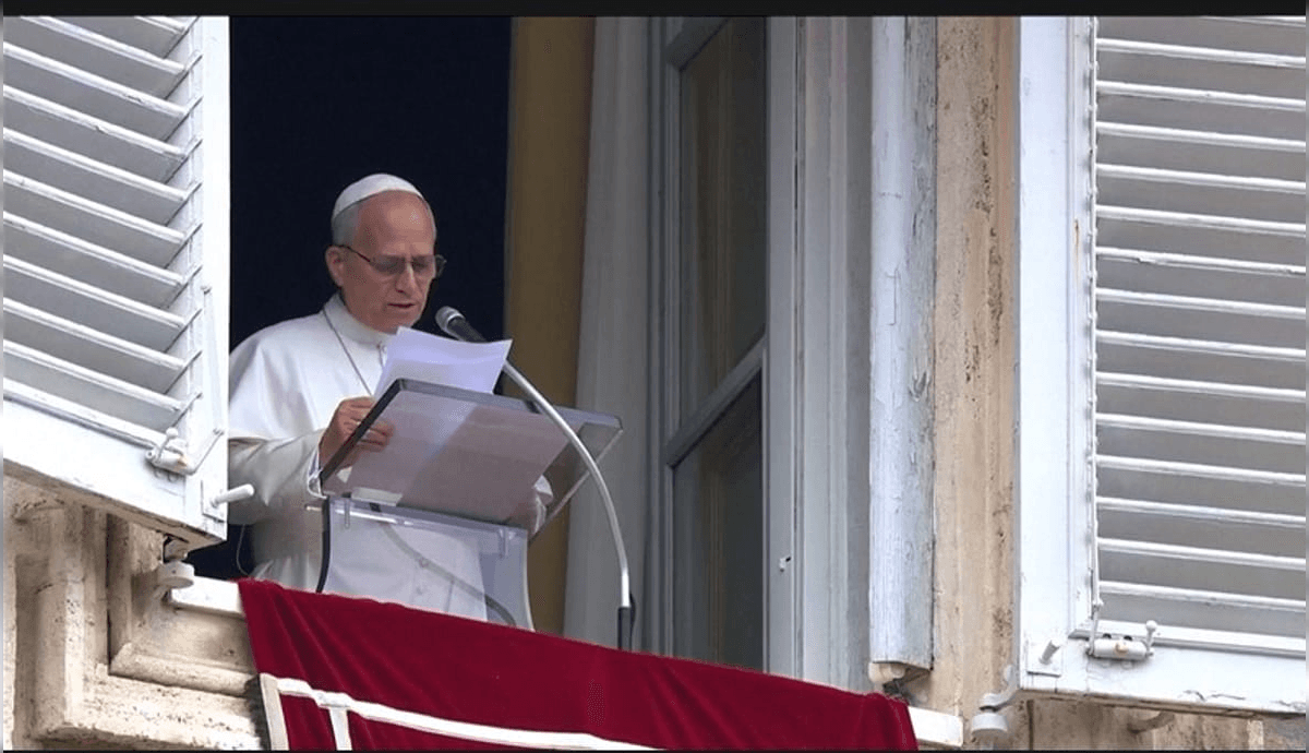 Papa Leão XIV discursando sobre Venezuela
