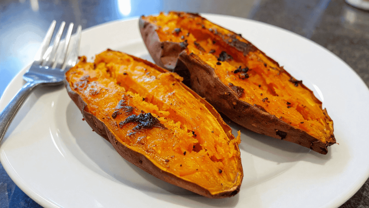 Batata-doce na airfryer