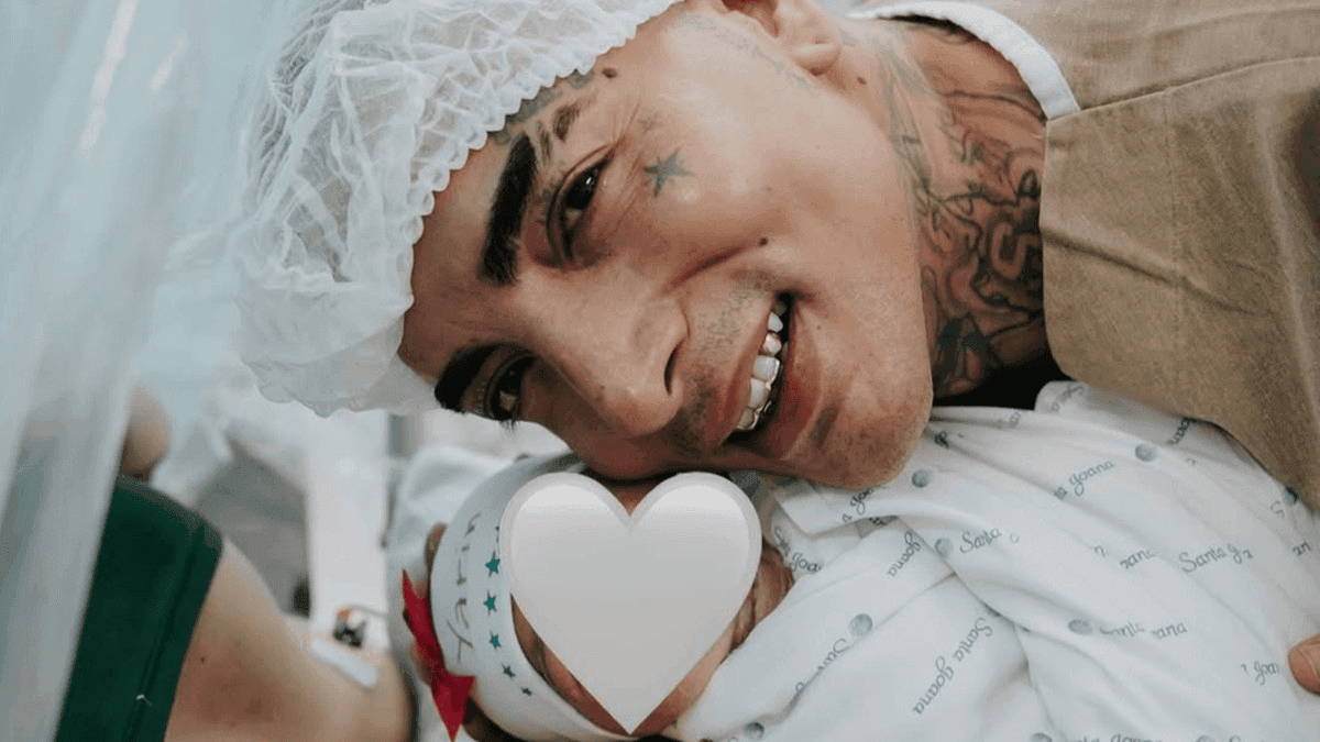 Mc Guimê e sua primeira filha, Yarin