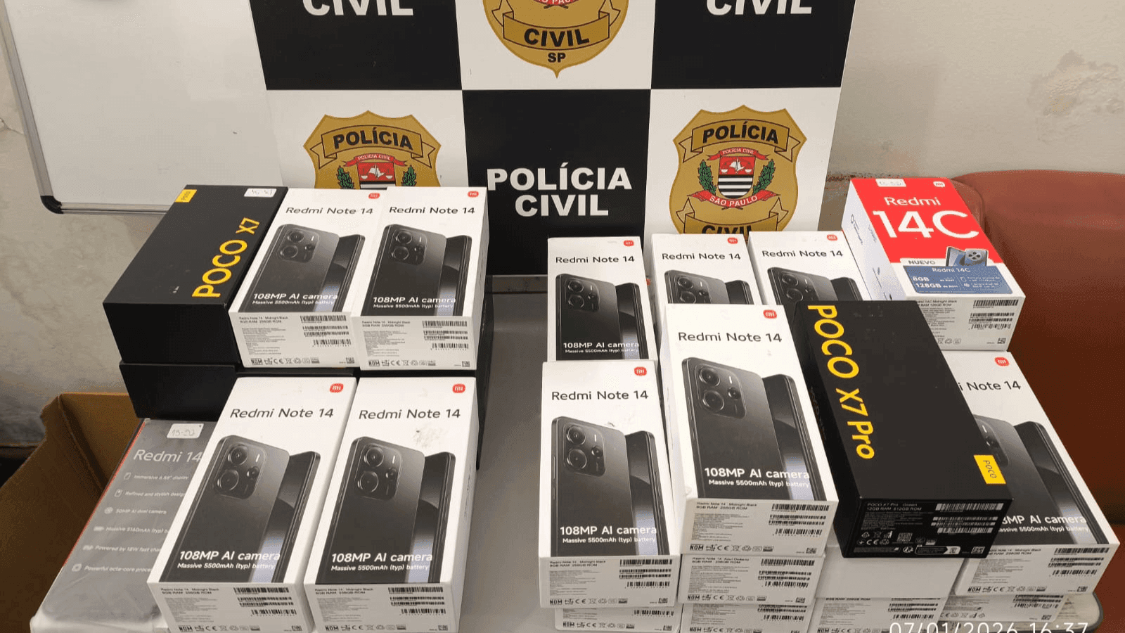 A ação também aconteceu em outras seis cidades
