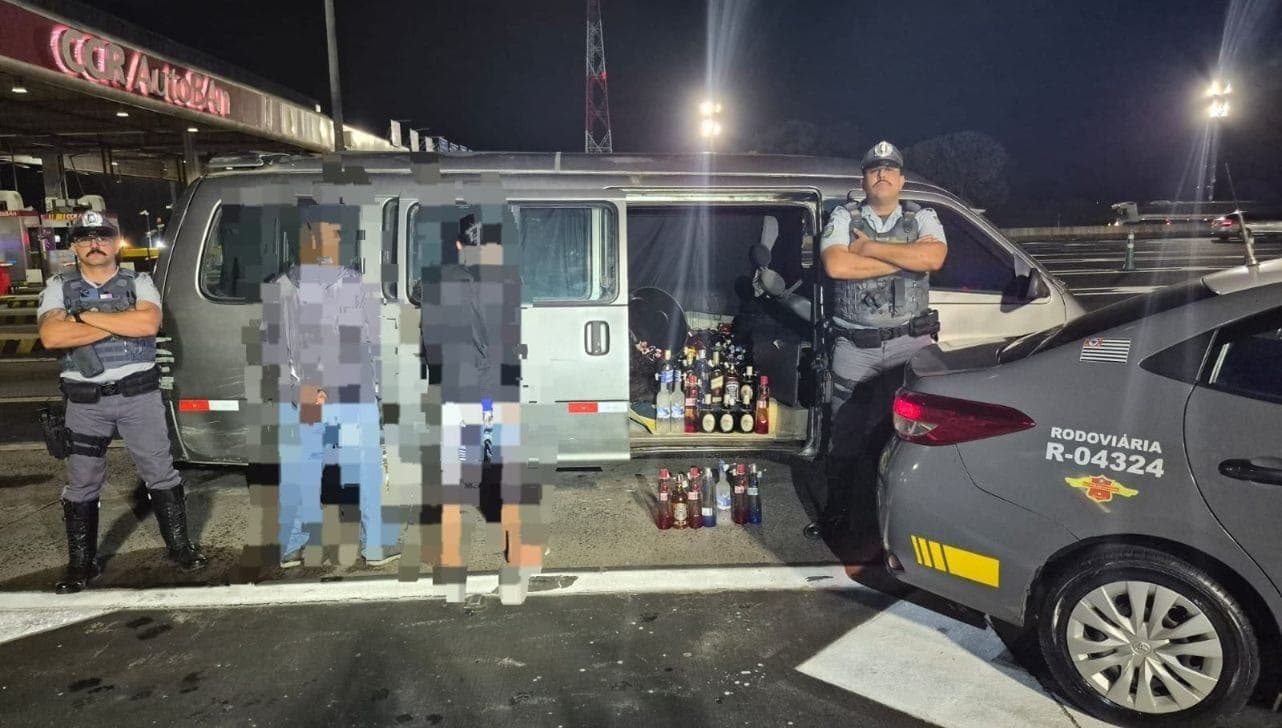 A dupla foi presa em flagrante