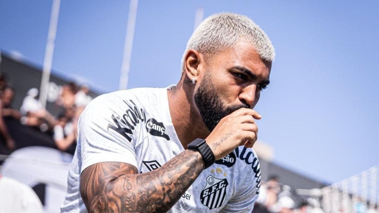 Gabigol antes de reestreia pelo Santos