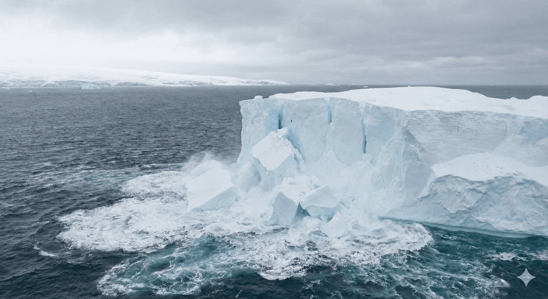 Iceberg se desprendeu em 1986