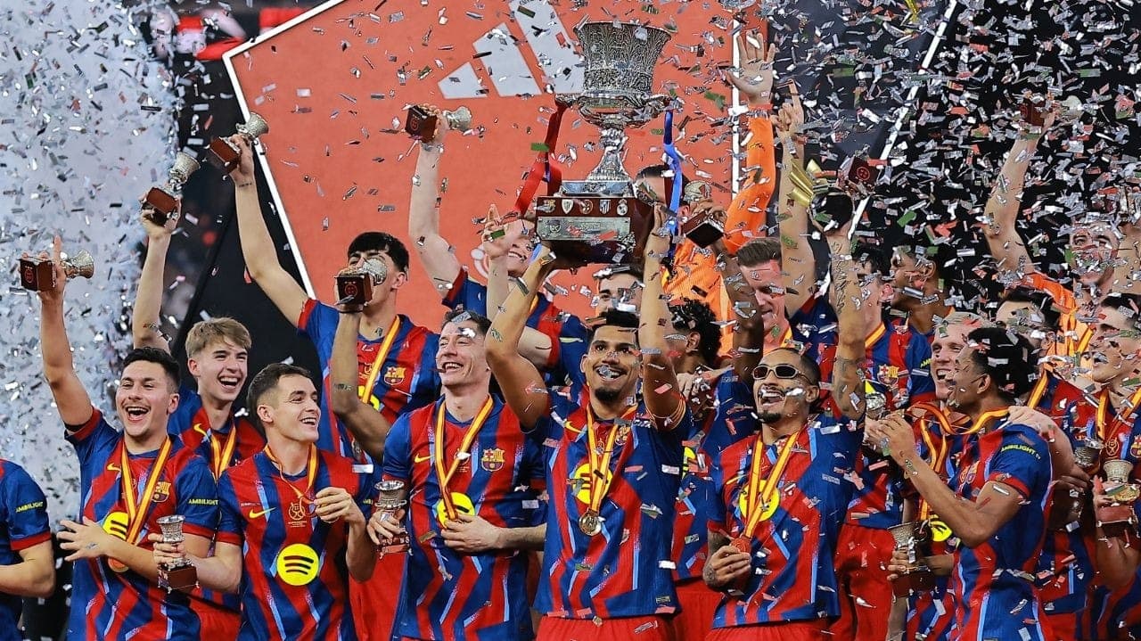 Barcelona é campeão da Supercopa