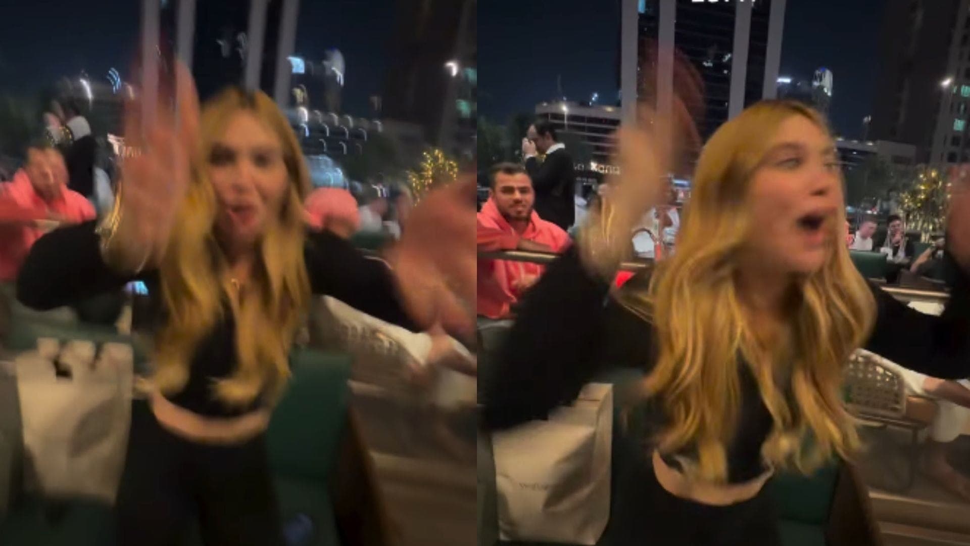 Virginia celebrando gol de Vini Jr.