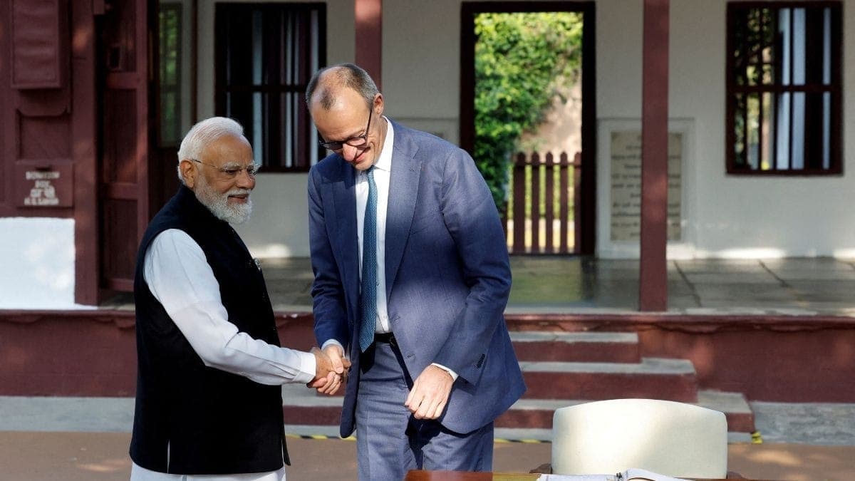Narendra Modi e Friedrich Merz