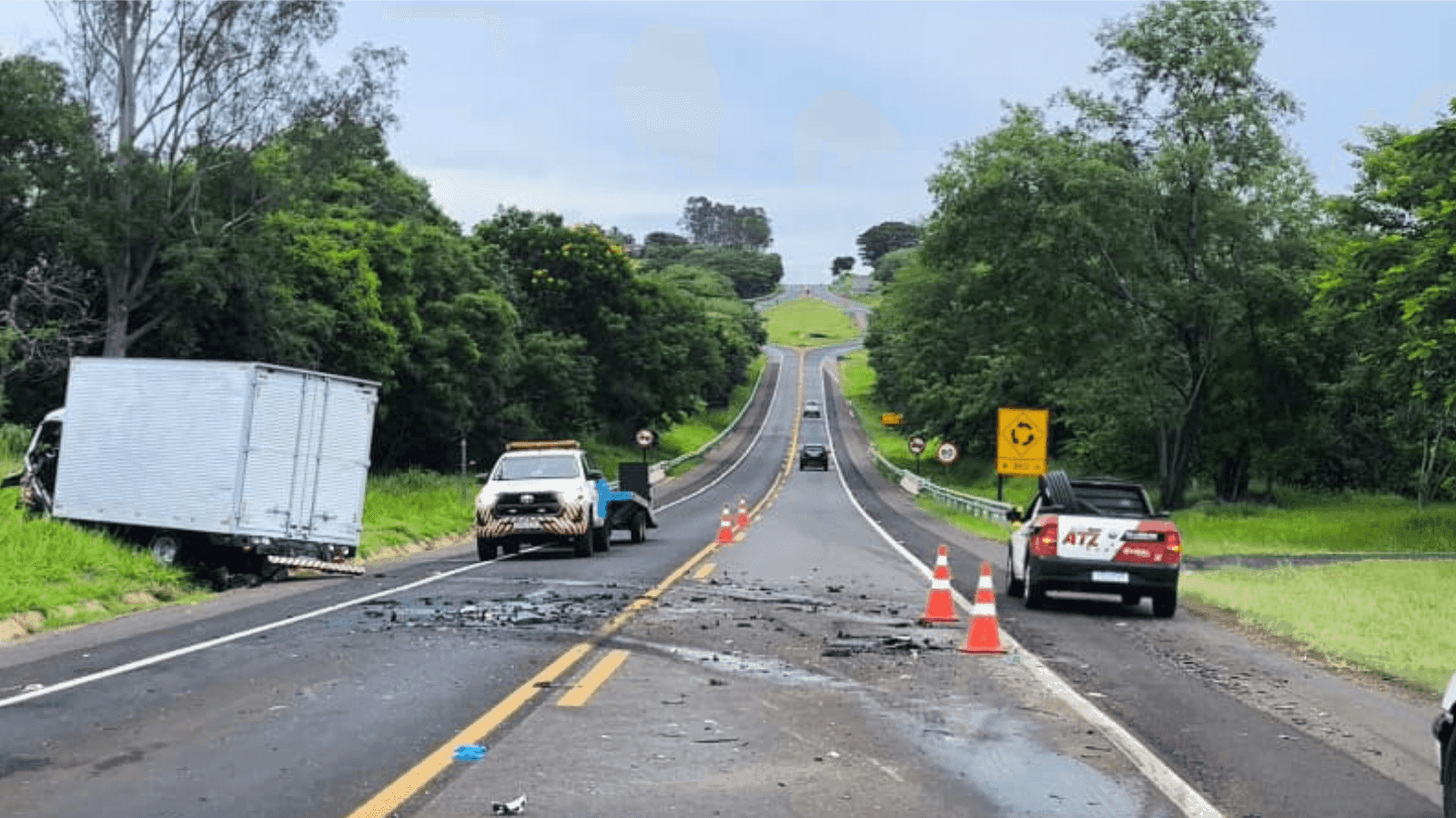 O acidente foi registrado na rodovia de Pacaembu