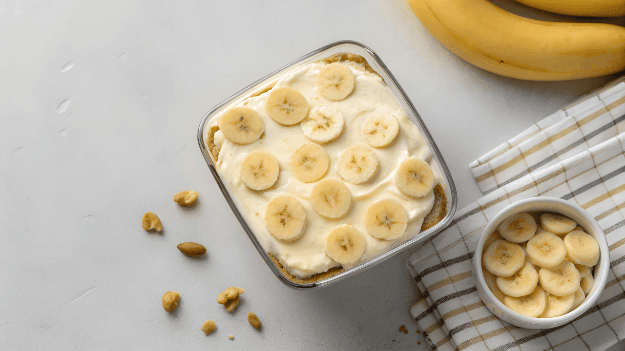Torta de banana simples
