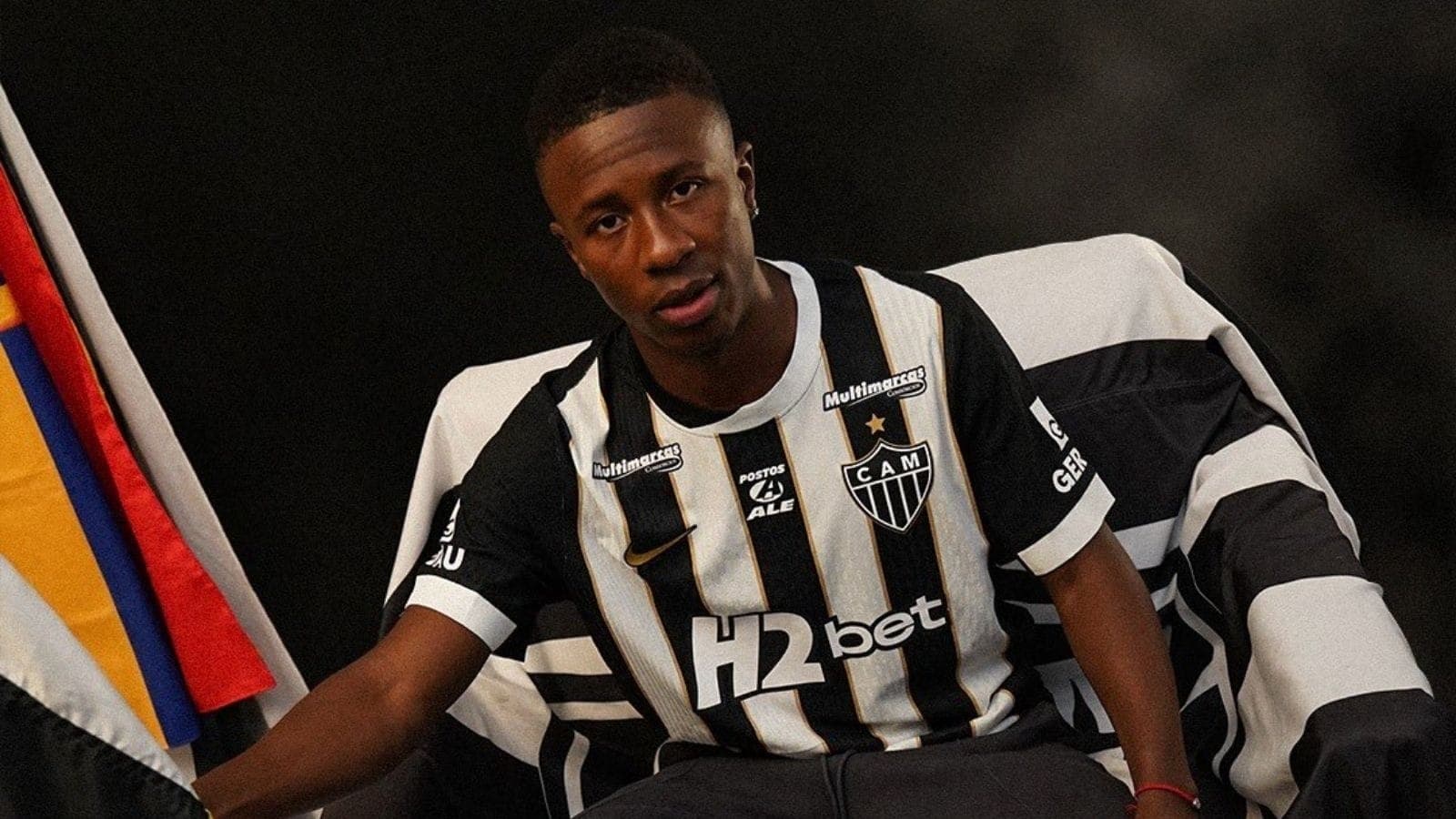 Allan Minda, novo atacante do Atlético