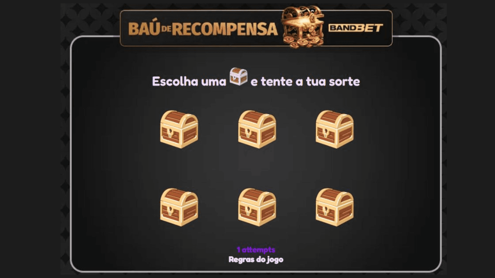 Baú da recompensa da BandBet