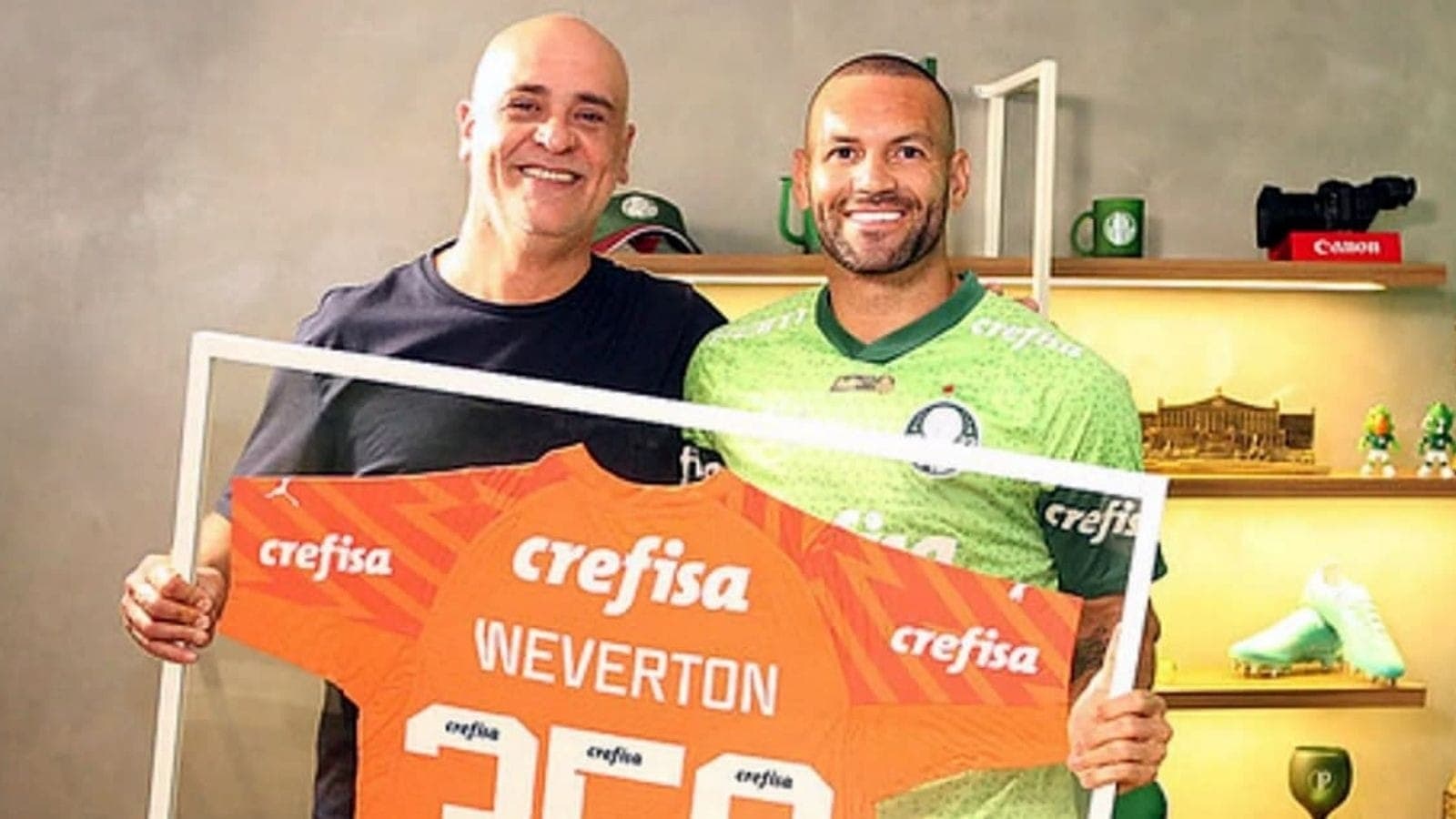 Marcos e Weverton, ex-goleiros do Palmeiras