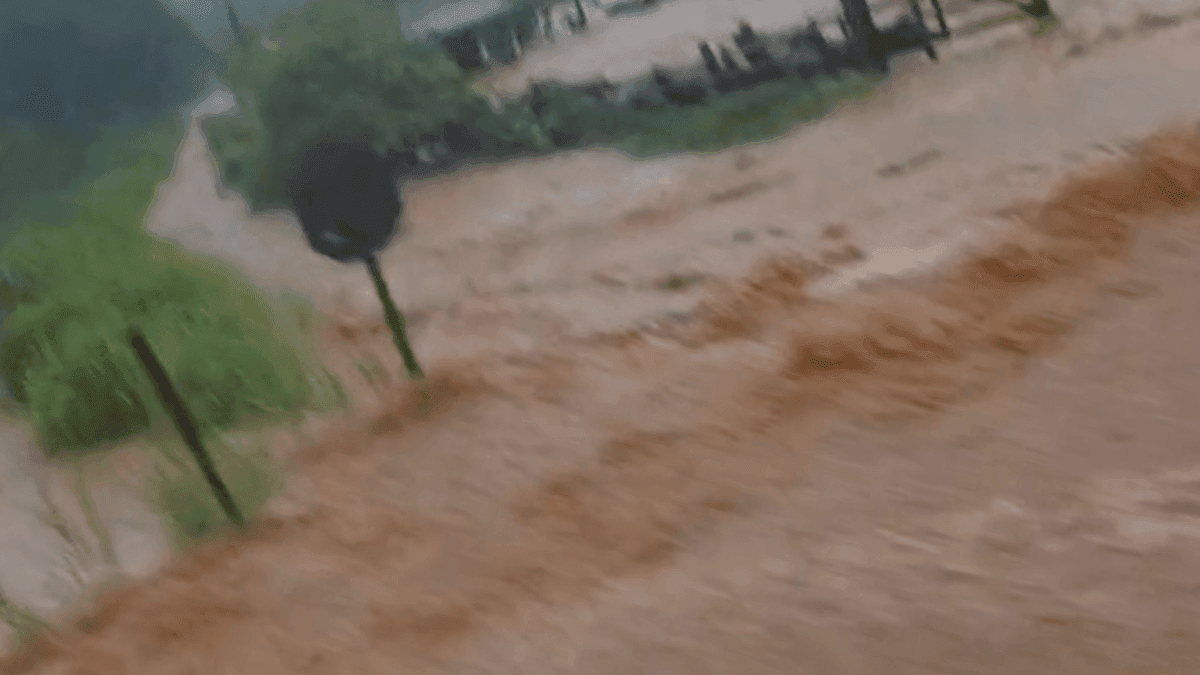 Chuva com rajadas de vento de até 85 km/h causa estragos em Taubaté