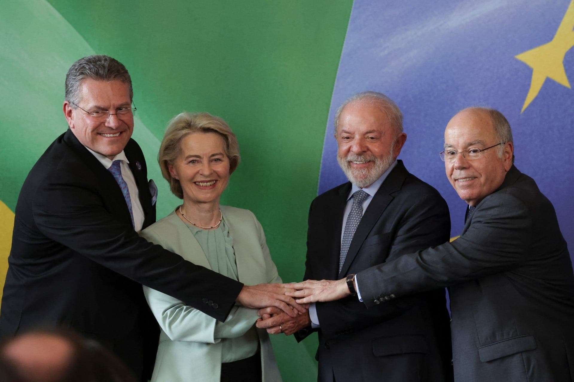 Lula e Ursula von der Leyen