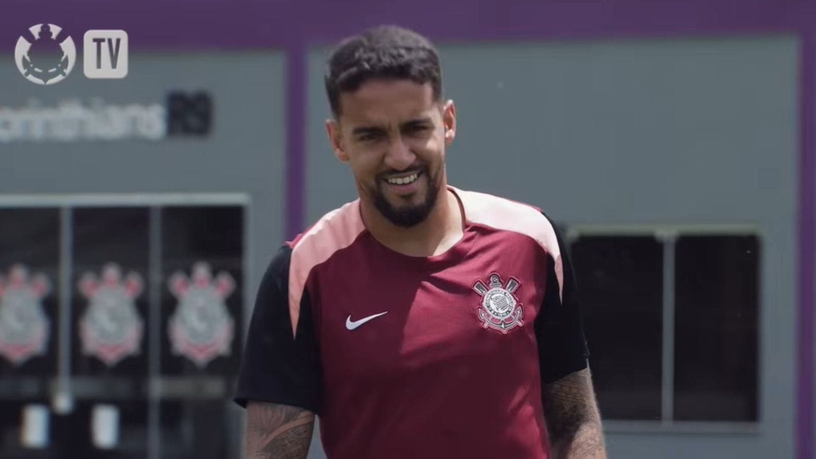 Matheus Pereira treina com o Corinthians