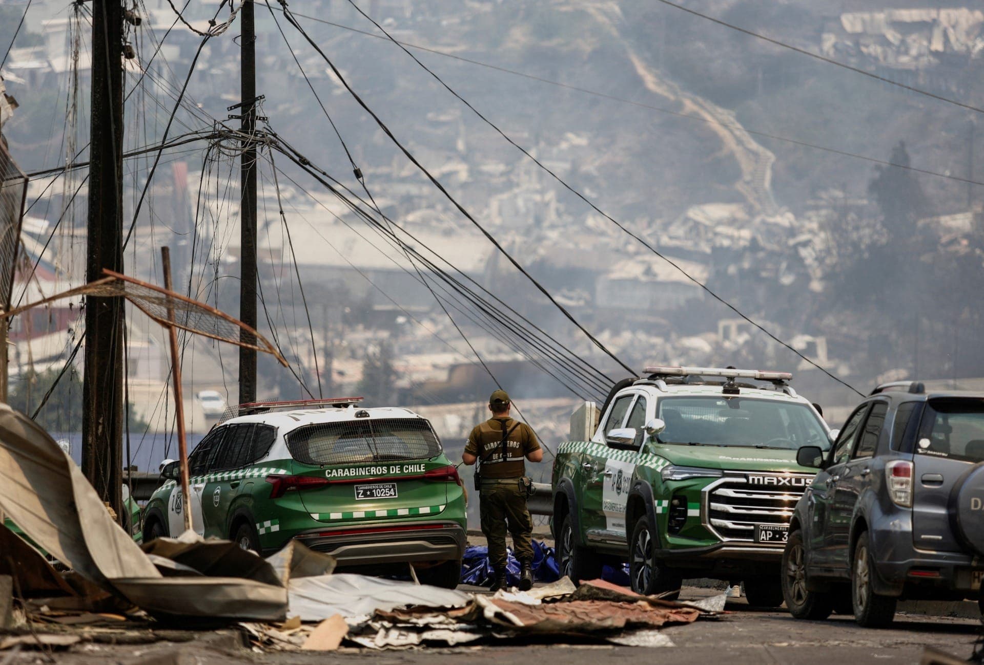 Incêndio no Chile
