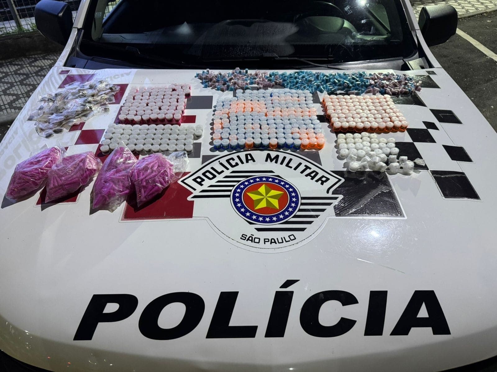 Homem é preso com grande quantidade de drogas em Taubaté
