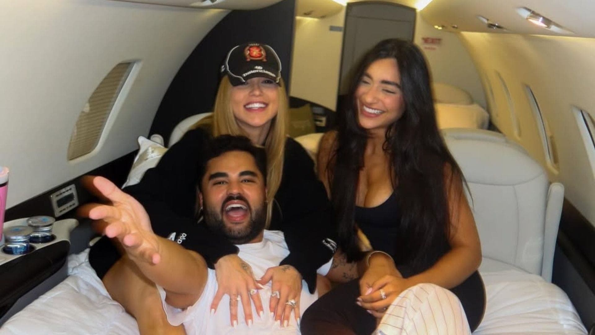 Virginia Fonseca, Duda Freire e Lucas Guedez