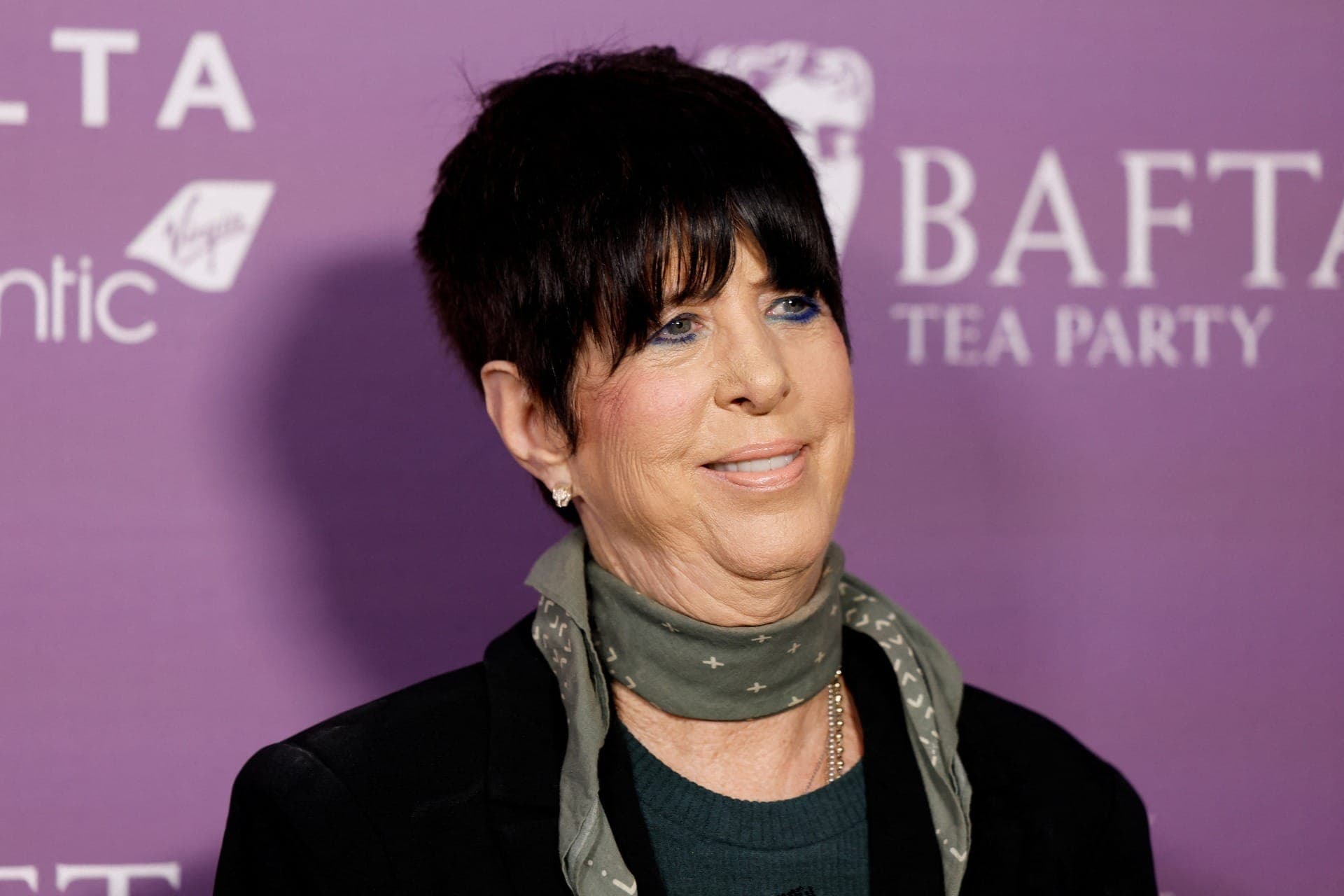 Diane Warren em festa do BAFTA