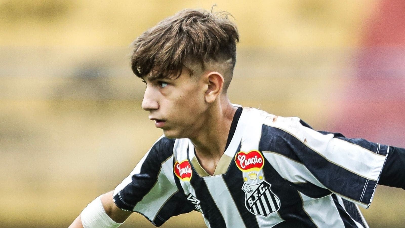 Isaac, jogador do sub-14 do Santos